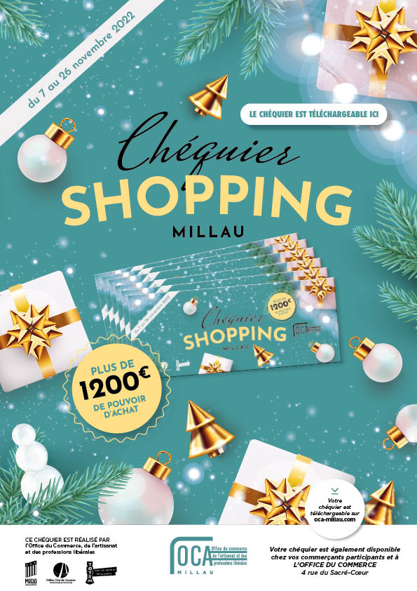 Le chéquier shopping 2022 est arrivé !!! Valable de 7 au 26 novembre 2022. Téléchargeable : https://l.facebook.com/l.php?u=https%3A%2F%2Ffr.calameo.com%2Fread%2F00649294492d1ace7fb3e%3Ffbclid%3DIwAR0xpf7TCQamCkqoHj7YUmz9h9_mkwoKYPbqAPxWDDL9eUQekno0sNY91hg&h=AT0YTZtJbK26EFwB_b3Hy3tEXWWGWwY7wFMQz_LOIRvvSGhqn-kNTMn3Hise8dAgKC_-ZThh7FMFa3VRZ_cwOUx8btaZZJxmetpwT8JVP3NDShbK1VEvgFEt-81duQG8YOA0&__tn__=-UK-y-R&c[0]=AT0ZB2899kheIzehn1Tw8ukhqfVmYp0L5ELvREBSwylNjvAWLrBbFK8UvRowzFjYfItqfHWe7fSemmfUMC1xE-b1QVMq8YgpbwiR9rLvbotc7Bjsh_hCfoA7r-GYH7piO49kjoXmwf1T9Hu6aFOzGNM71OqSOBrRvLLg5FLp4eNkoVia2dSIzqvUFBBgINtxwGEO92U7cg